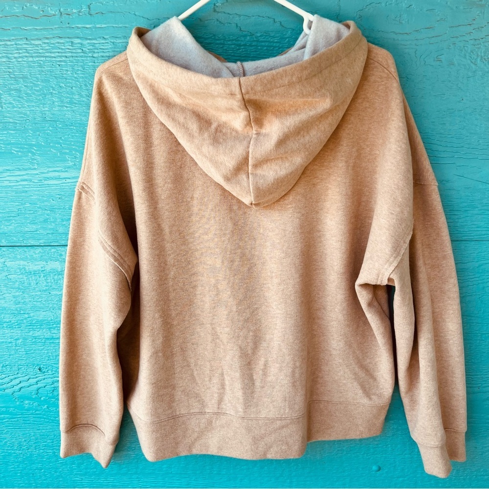 Rails Super Soft “Nico” Boxy Heathered Camel Hood… - image 7